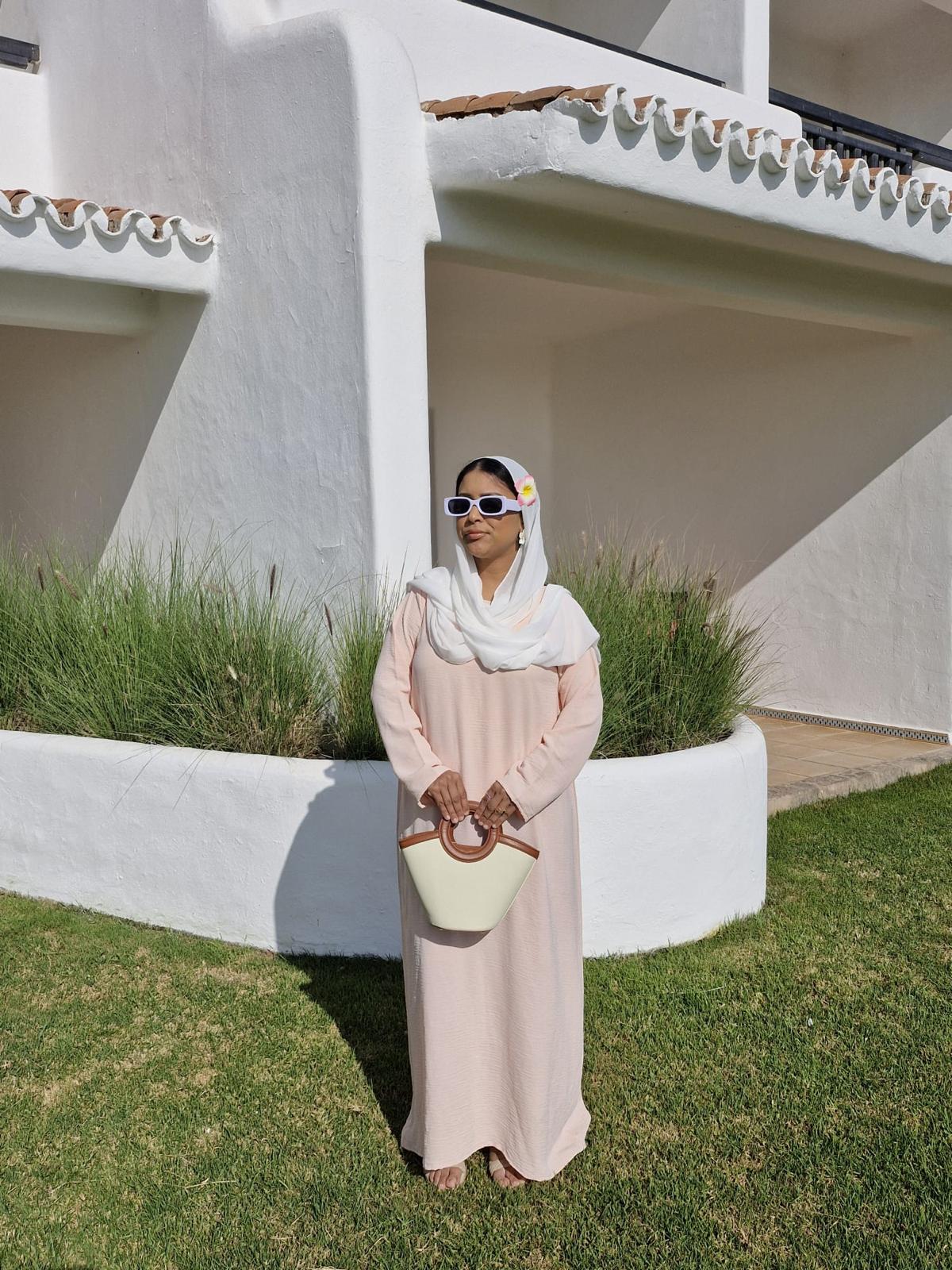 Peach Inner Dress - The ABAYA