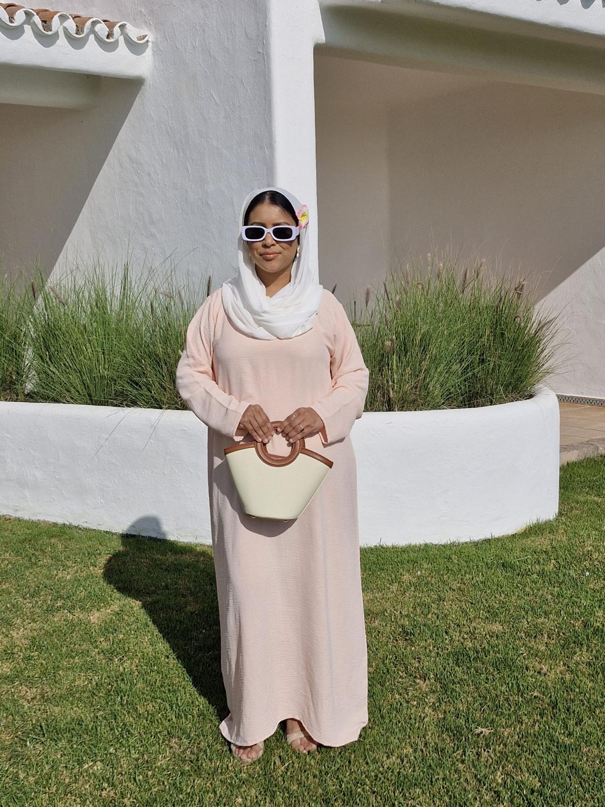 Peach Inner Dress - The ABAYA