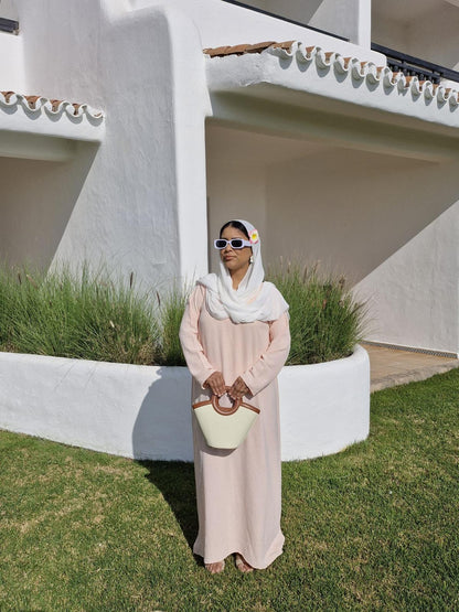 Peach Inner Dress - The ABAYA
